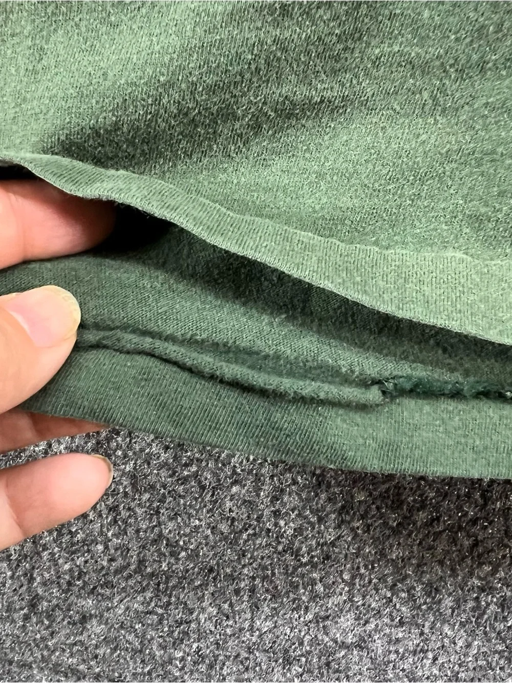 Vtg Polo Ralph Lauren Shirt Mens Large Green Pocket Single Stitch 90s USA Made
